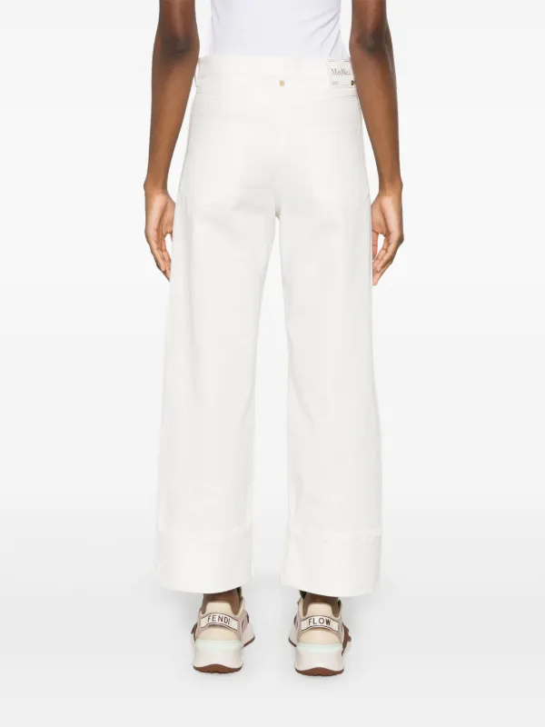 S Max Mara Cervia Jeans | White | FARFETCH