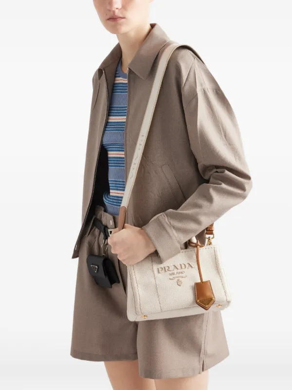 Prada ジャルディニエール ミニバッグ | ニュートラル | FARFETCH JP