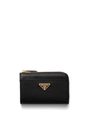 Prada サフィアーノレザー キーホルダー | ブラック | FARFETCH JP