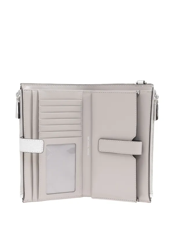 Michael Michael Kors Adele Wallet Silver FARFETCH BH