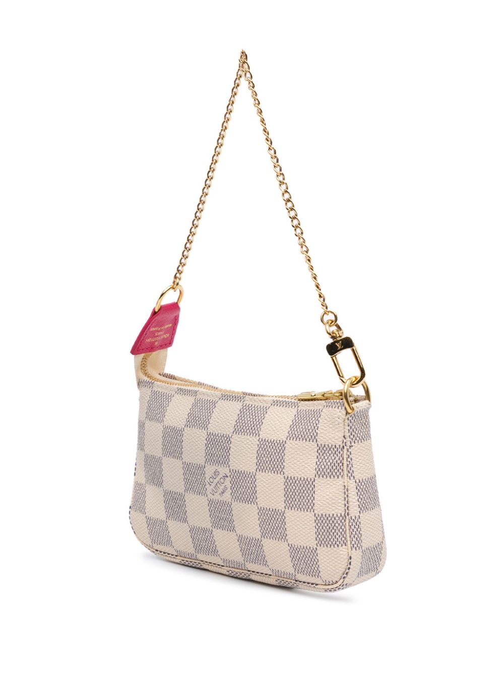 Louis Vuitton Pre-Owned 2017 Damier Azur Giraffe Mini Pochette Accessoires shoulder bag - Wit