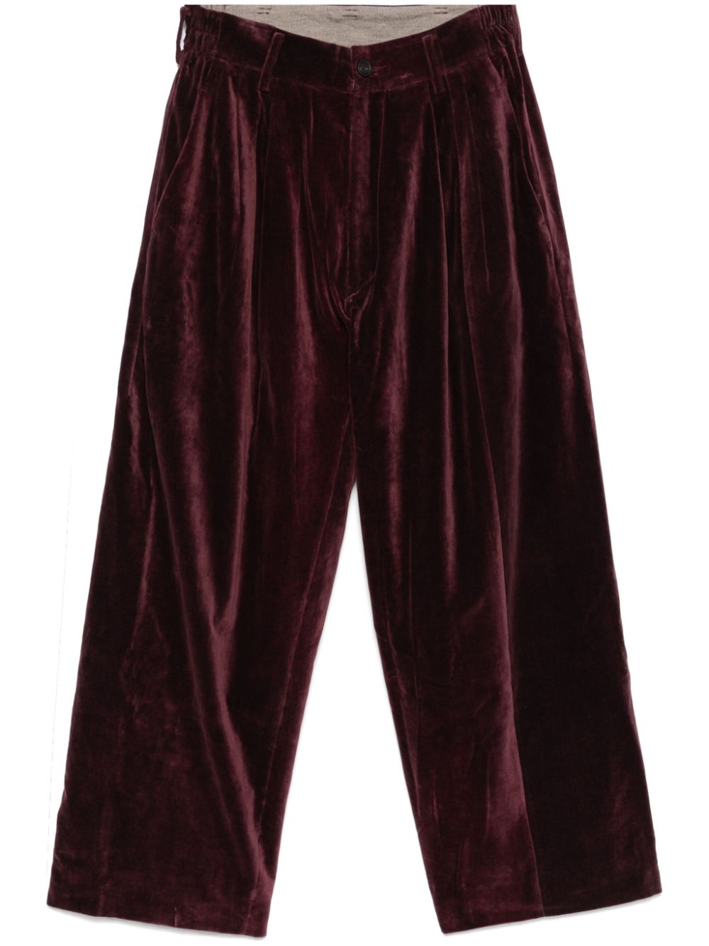 velvet trousers