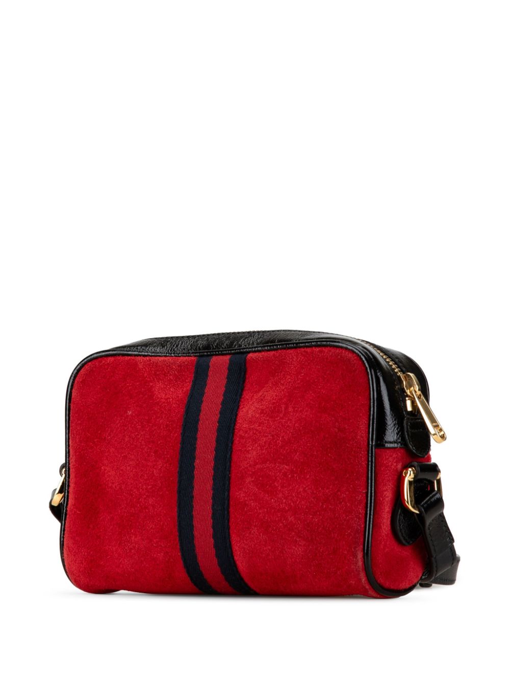 Gucci Pre-Owned 2016-2024 Mini Suede Ophidia crossbody bag - Rood