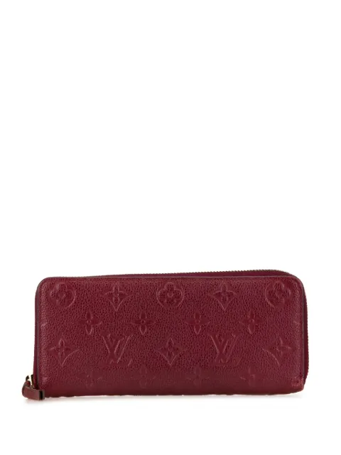 Louis Vuitton Pre-Owned 2016 Monogram Empreinte Clemence Zippy Wallet long wallets