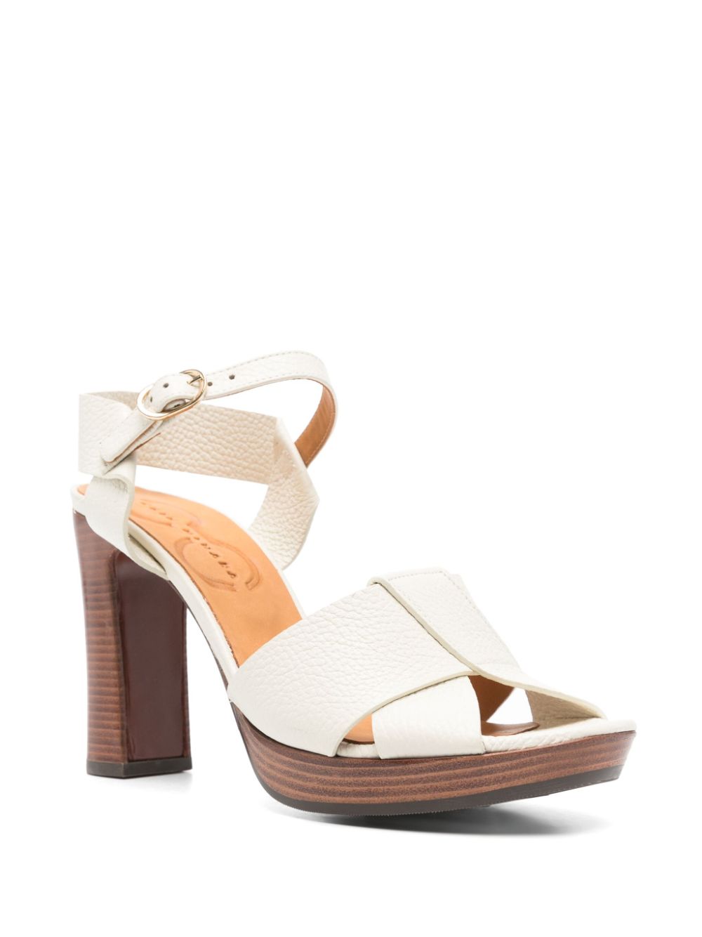 Chie Mihara 100mm Celya sandals - Wit