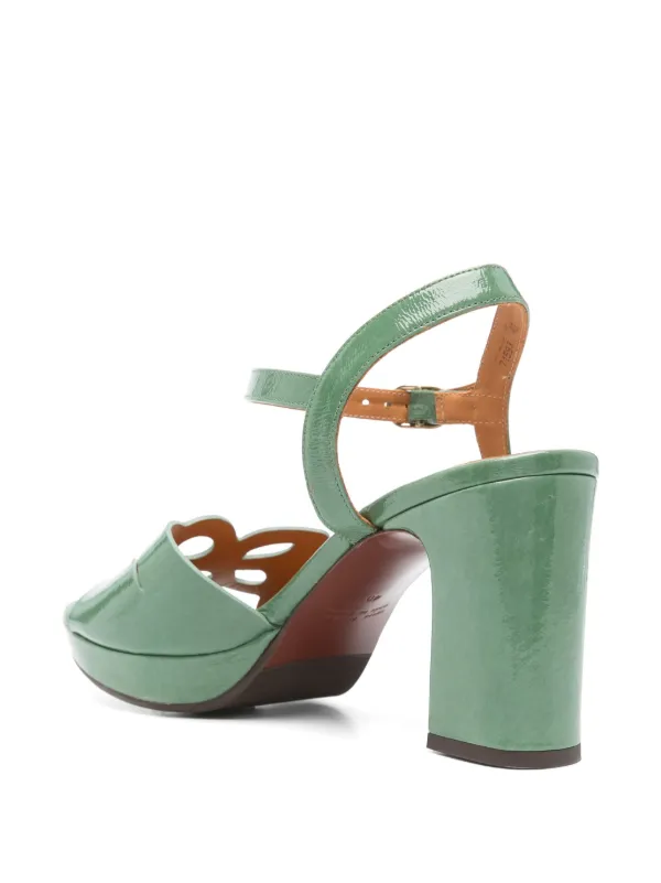 Chie Mihara Kemada 90mm サンダル | グリーン | FARFETCH JP
