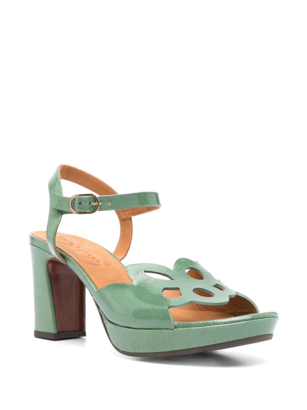 Chie Mihara 90mm Kemada sandals - Groen