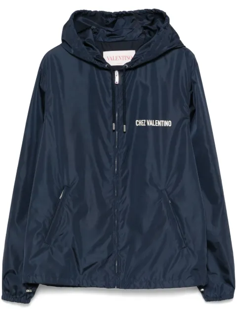 Valentino Garavani Chez-print hooded windbreaker