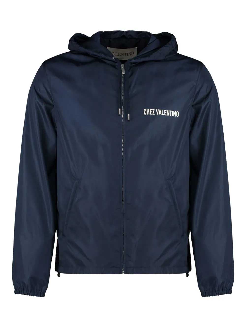 Valentino Garavani フーデッド ウインドブレーカー - ブルー Valentino Garavani フーデッド ウインドブレーカー - ブルー