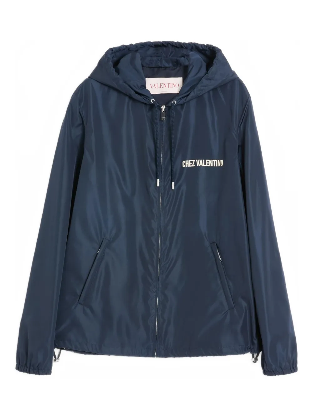 Valentino Garavani フーデッド ウインドブレーカー - ブルー Valentino Garavani フーデッド ウインドブレーカー - ブルー