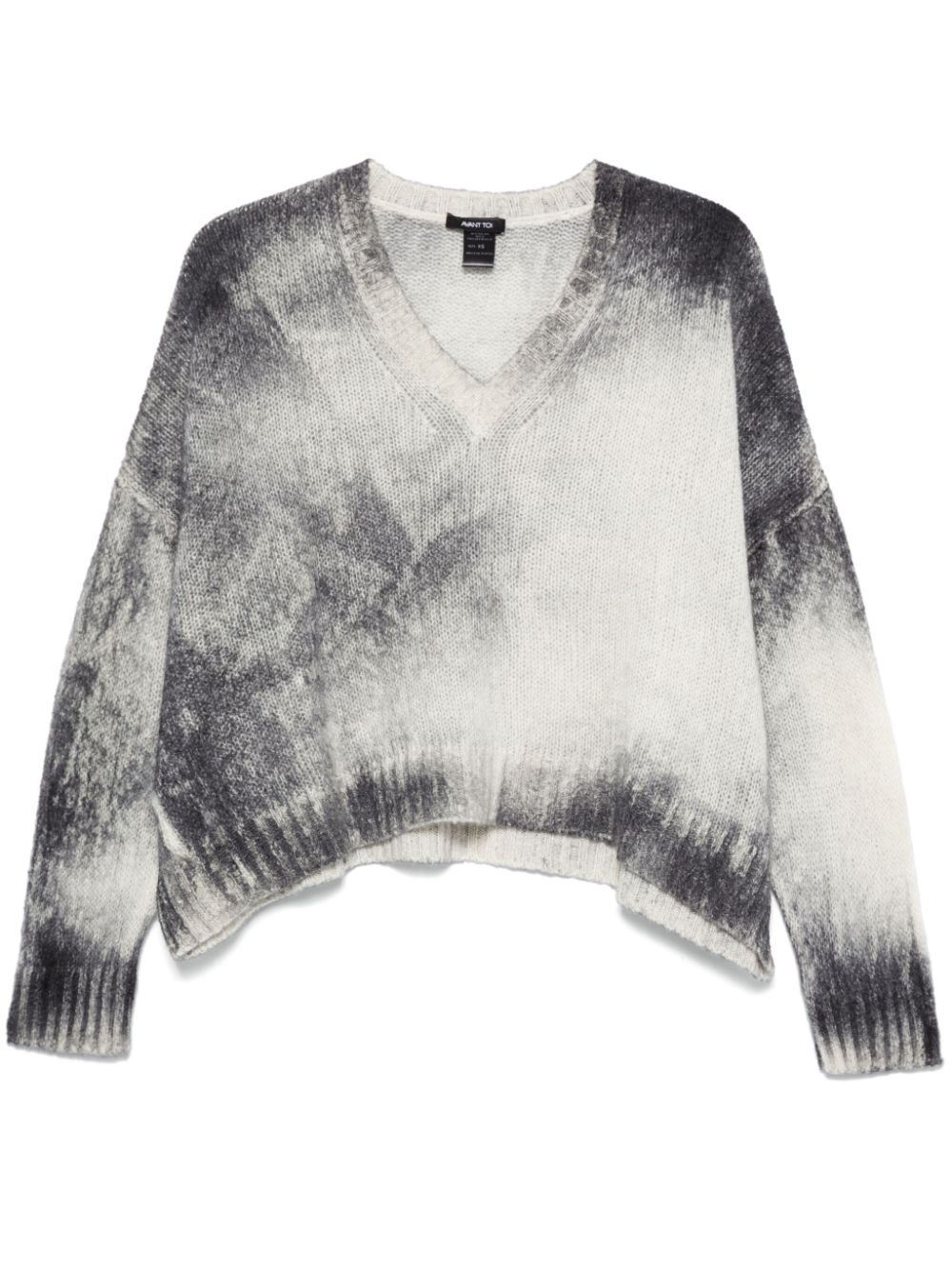 faded-effect sweater