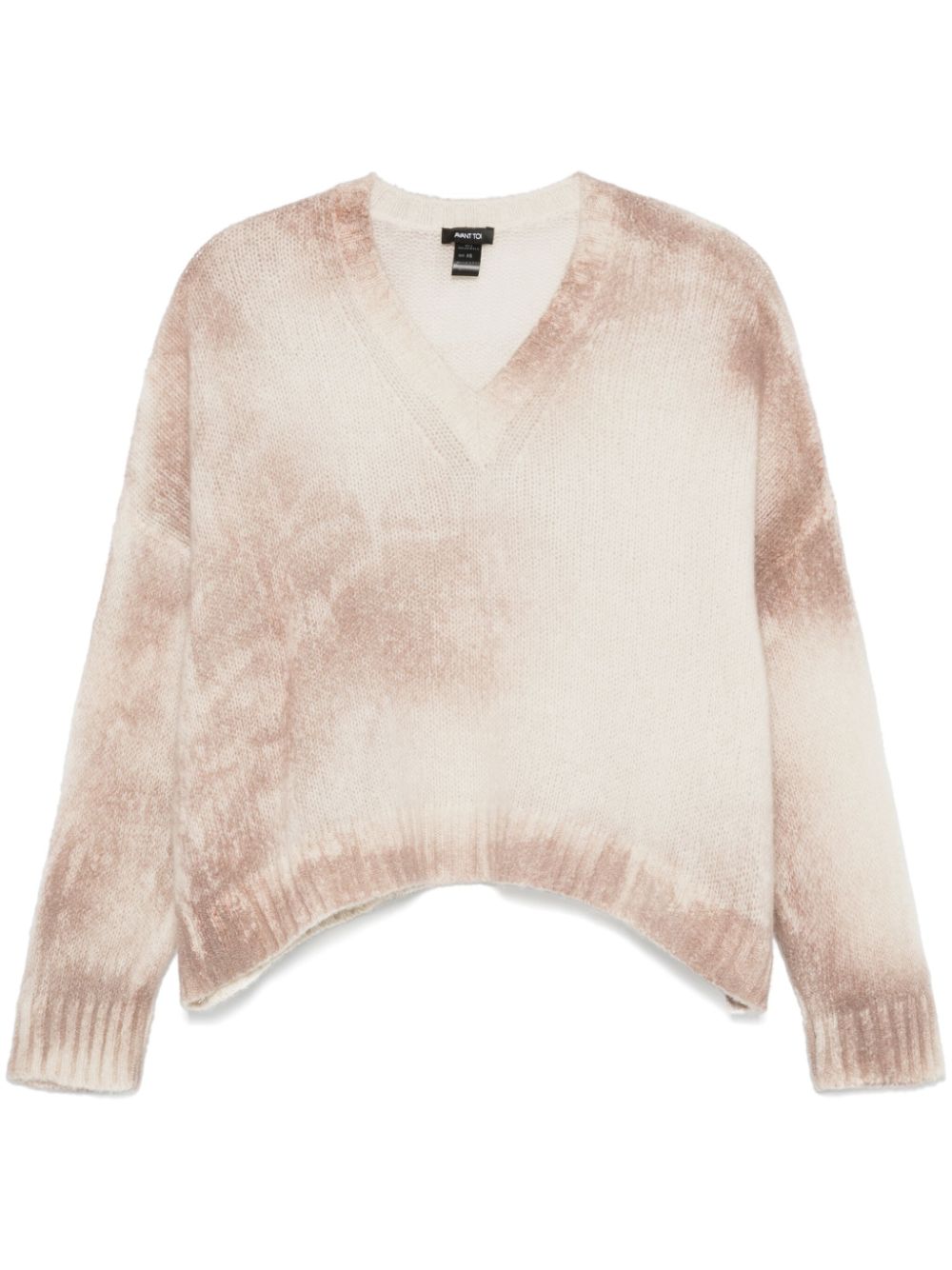 faded-effect sweater