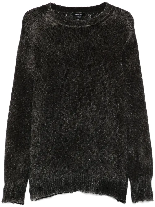 Avant Toi pull à effet usé - Gris - Avant Toi - Modalova