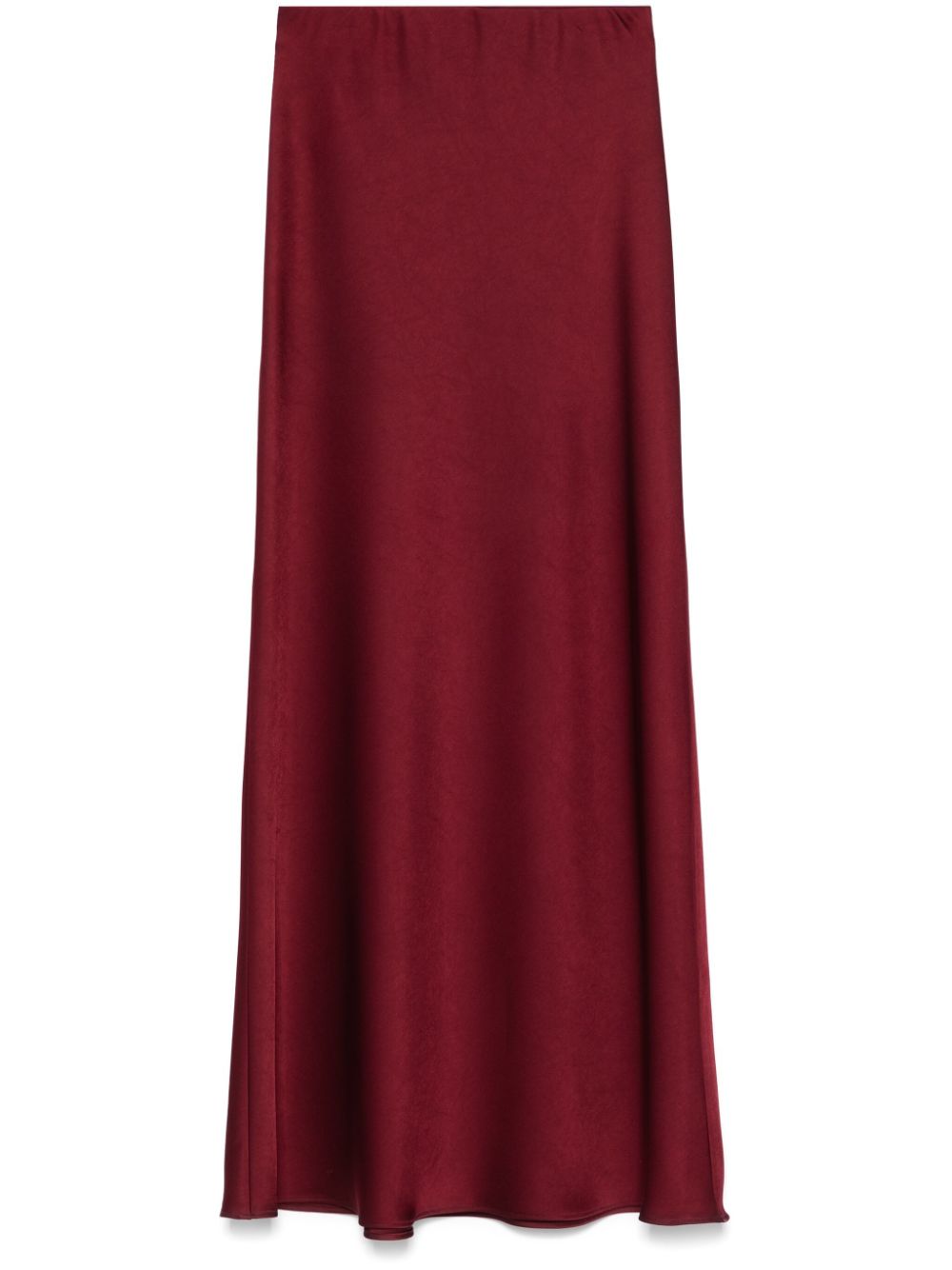 Cenere GB satin maxi skirt - Red