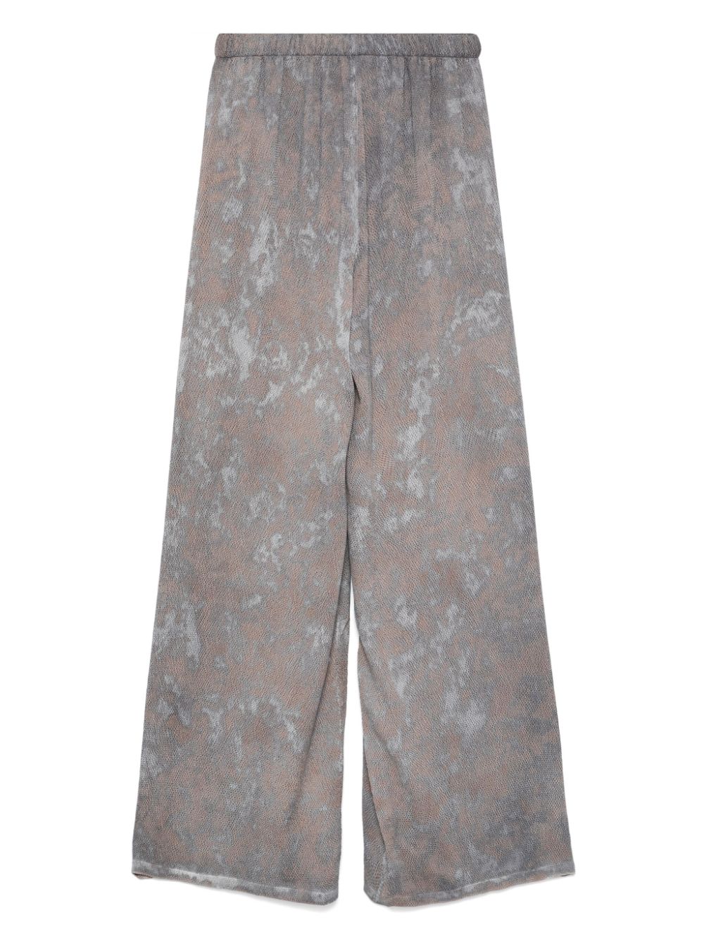 Avant Toi textured palazzo pants - Grijs