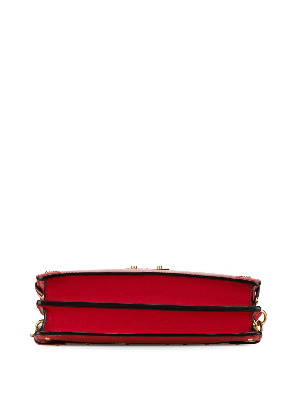 Pre-owned Louis Vuitton Monogram Vernis Trunk Clutch 斜挎包（1990-2024年典藏款） In Red