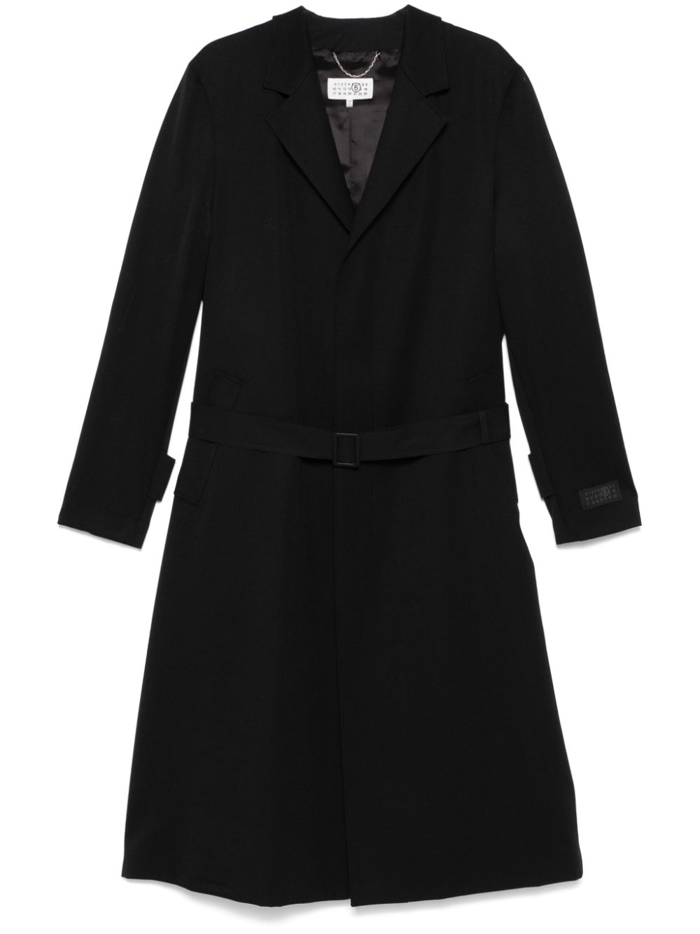 MM6 Maison Margiela Trenchcoat met ceintuur Zwart