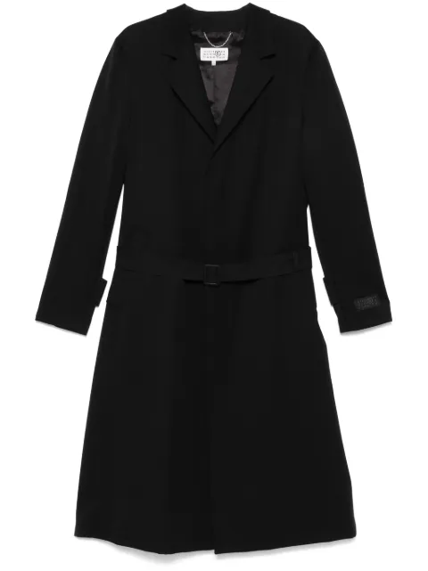 MM6 Maison Margiela gabardina con cinturón
