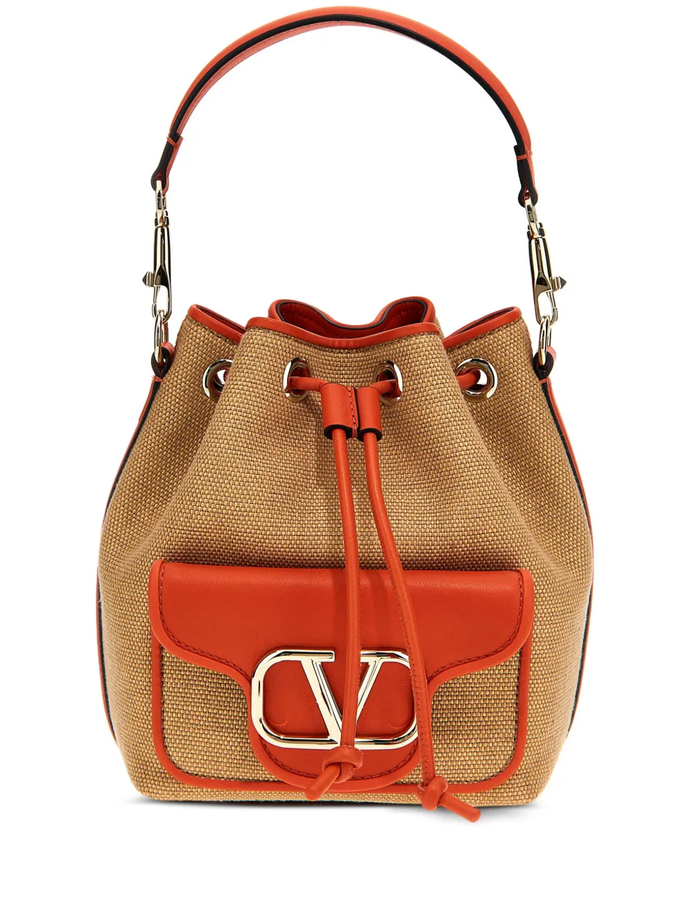 Valentino Garavani Locò bucket bag - Brown