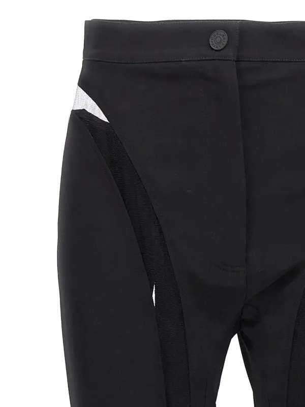 パンツ MUGLER 'Illusion' pants Black Mugler Illusion Trousers | Black | FARFETCH
