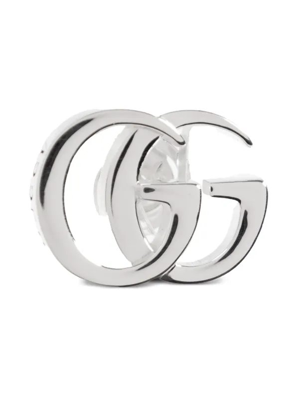 Gucci Interlocking G Stud Earrings Silver FARFETCH TR