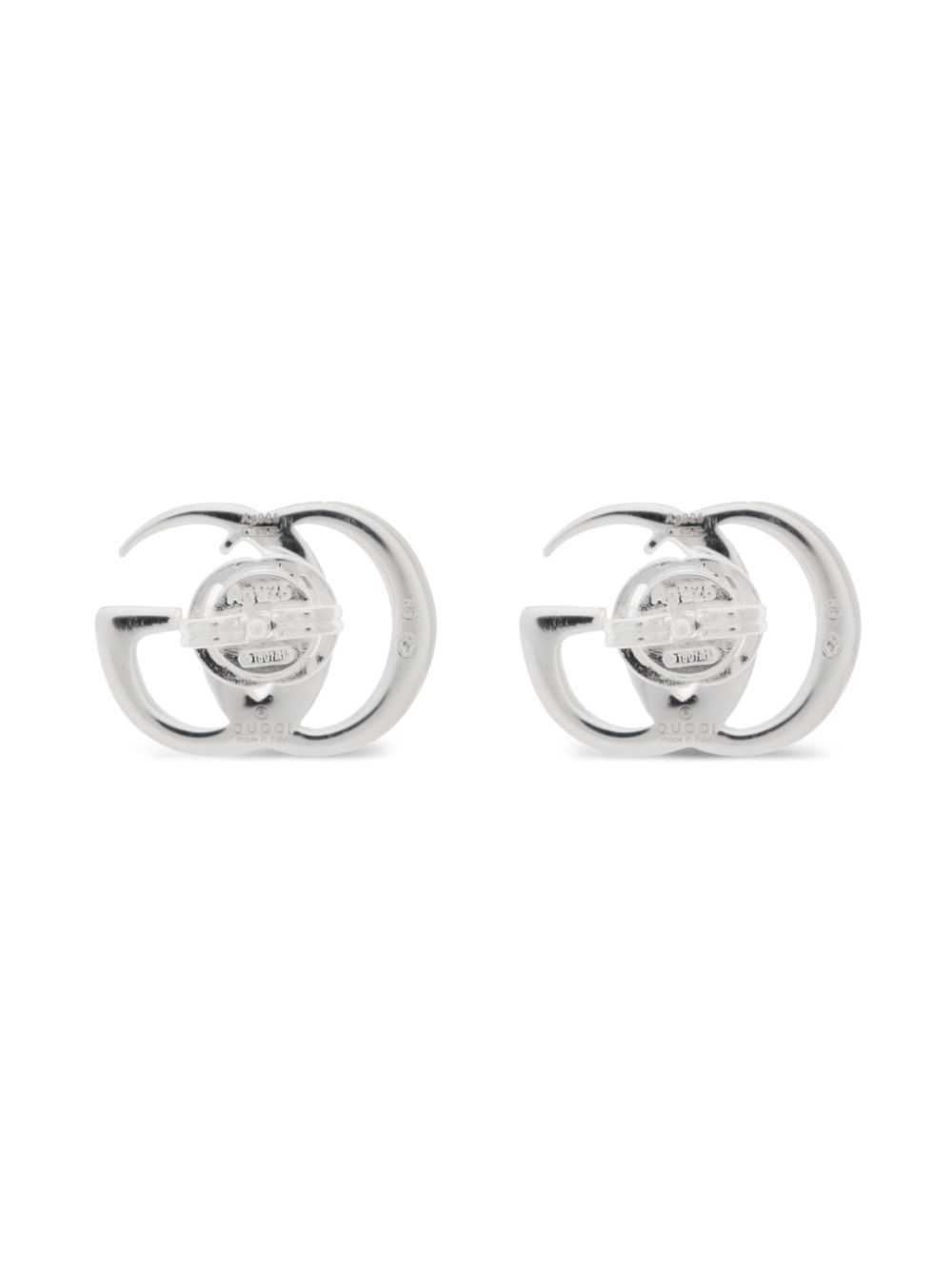 Gucci Interlocking G stud earrings - Zilver