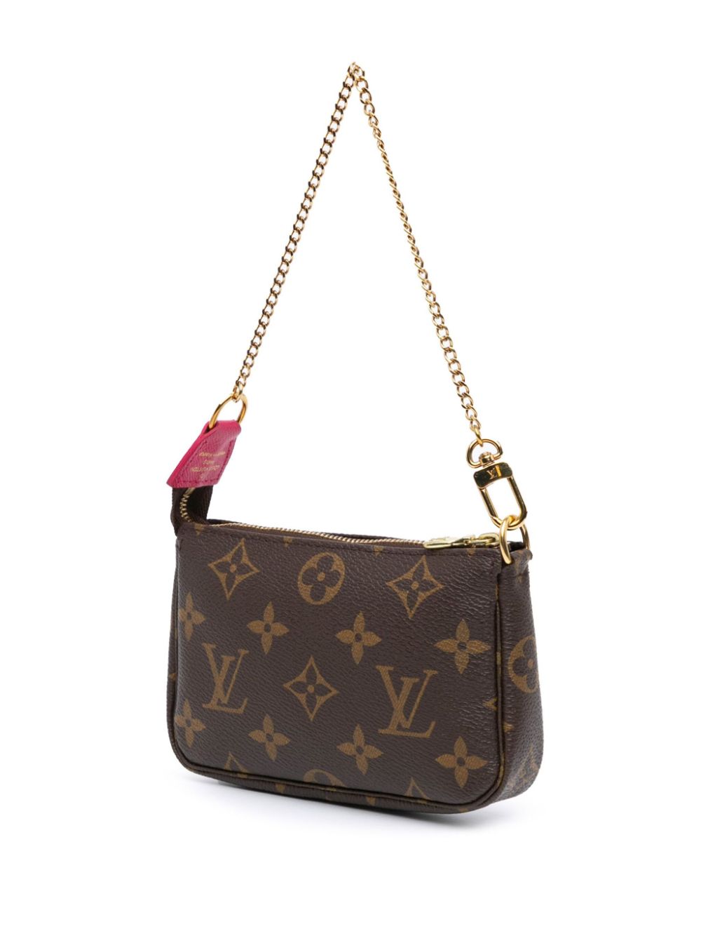 Louis Vuitton Pre-Owned 2017 Mini Monogram Giraffe Christmas Pochette Accessoires handbag - Bruin