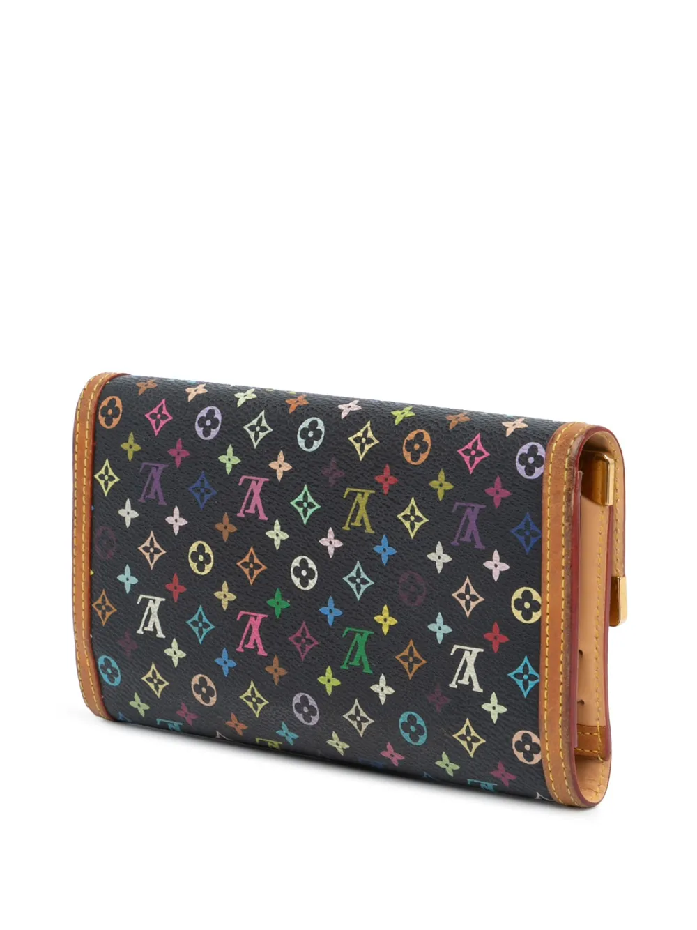 Louis Vuitton Pre-Owned 2005 Monogram Multicolore Porte Tresor International Wallet long wallets - Zwart