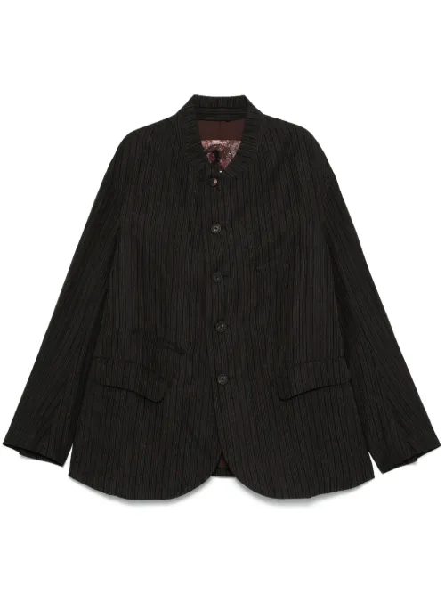Ziggy Chen blazer à rayures - Gris - Ziggy Chen - Modalova