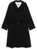 Jil Sander belted coat - Black