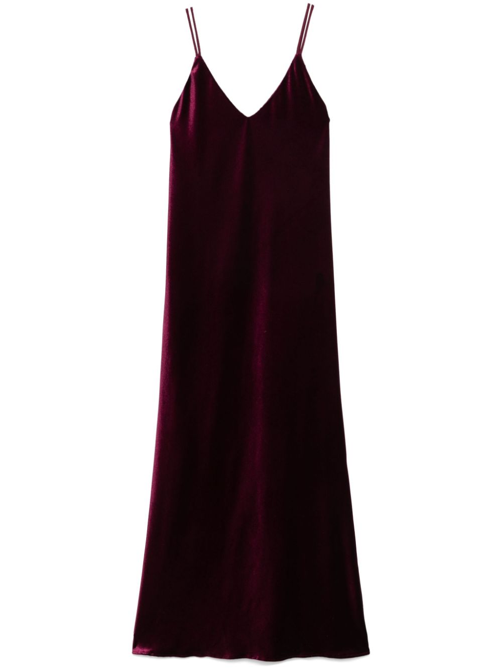 velvet maxi dress