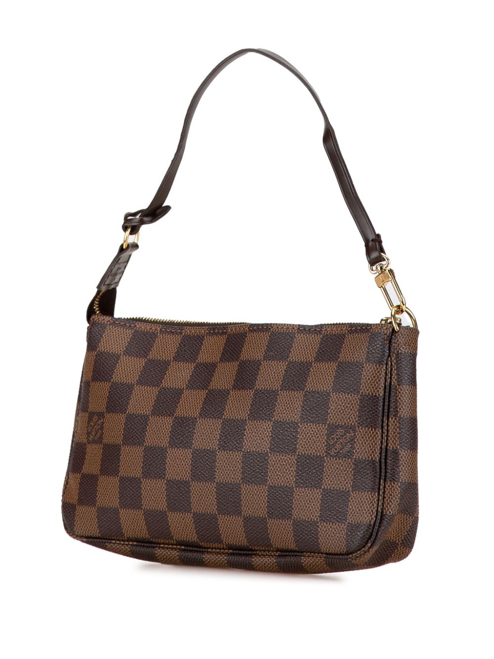 Louis Vuitton Pre-Owned 2008 Damier Ebene Pochette Accessoires shoulder bag - Bruin