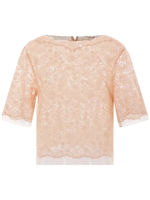 Blouse à fleurs - Ermanno Scervino - Modalova