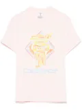 Casablanca Diamond Column-printed T-shirt - Pink