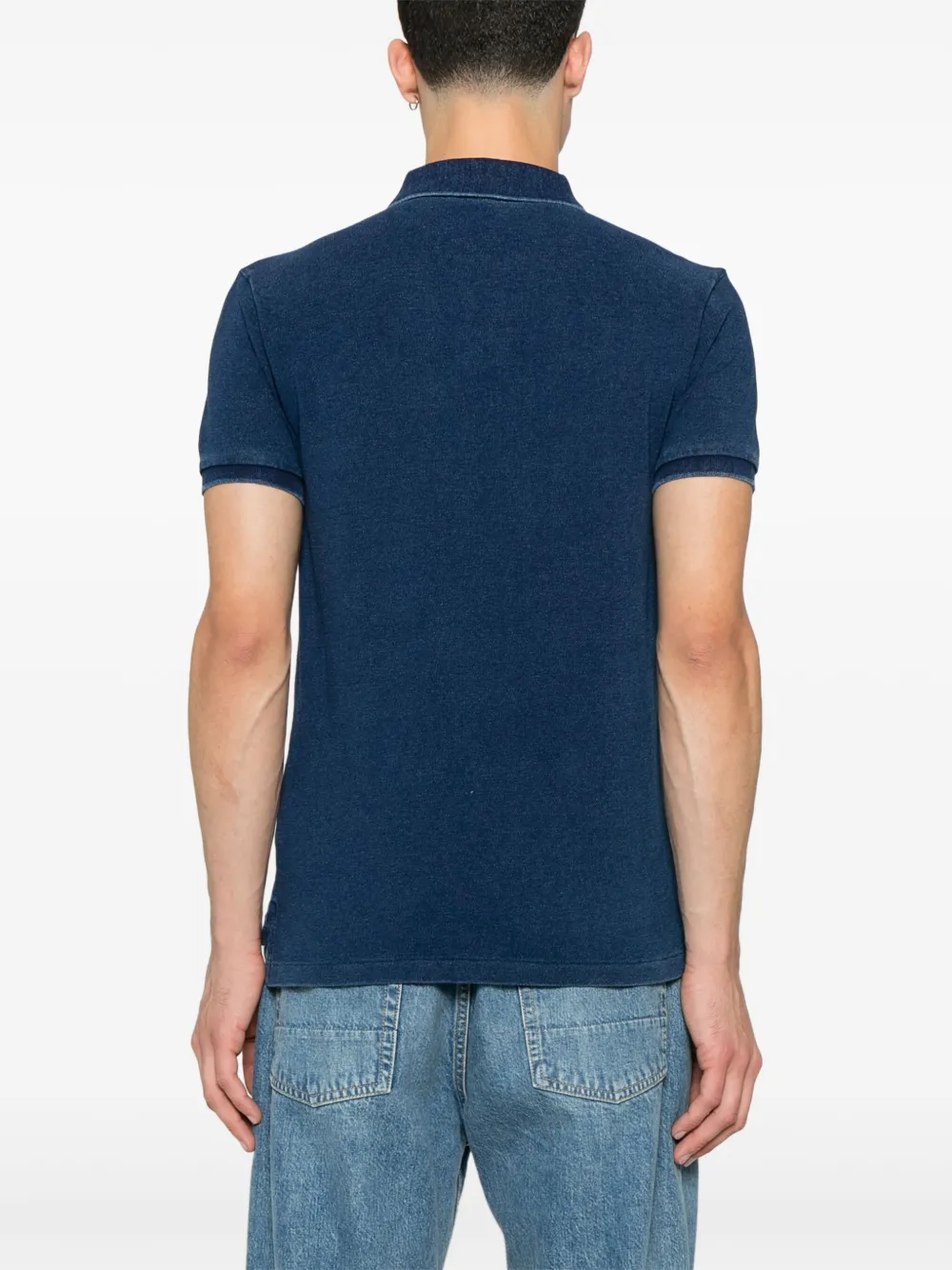 Polo Ralph Lauren Polo Pony-embroidered Polo Shirt In 蓝色