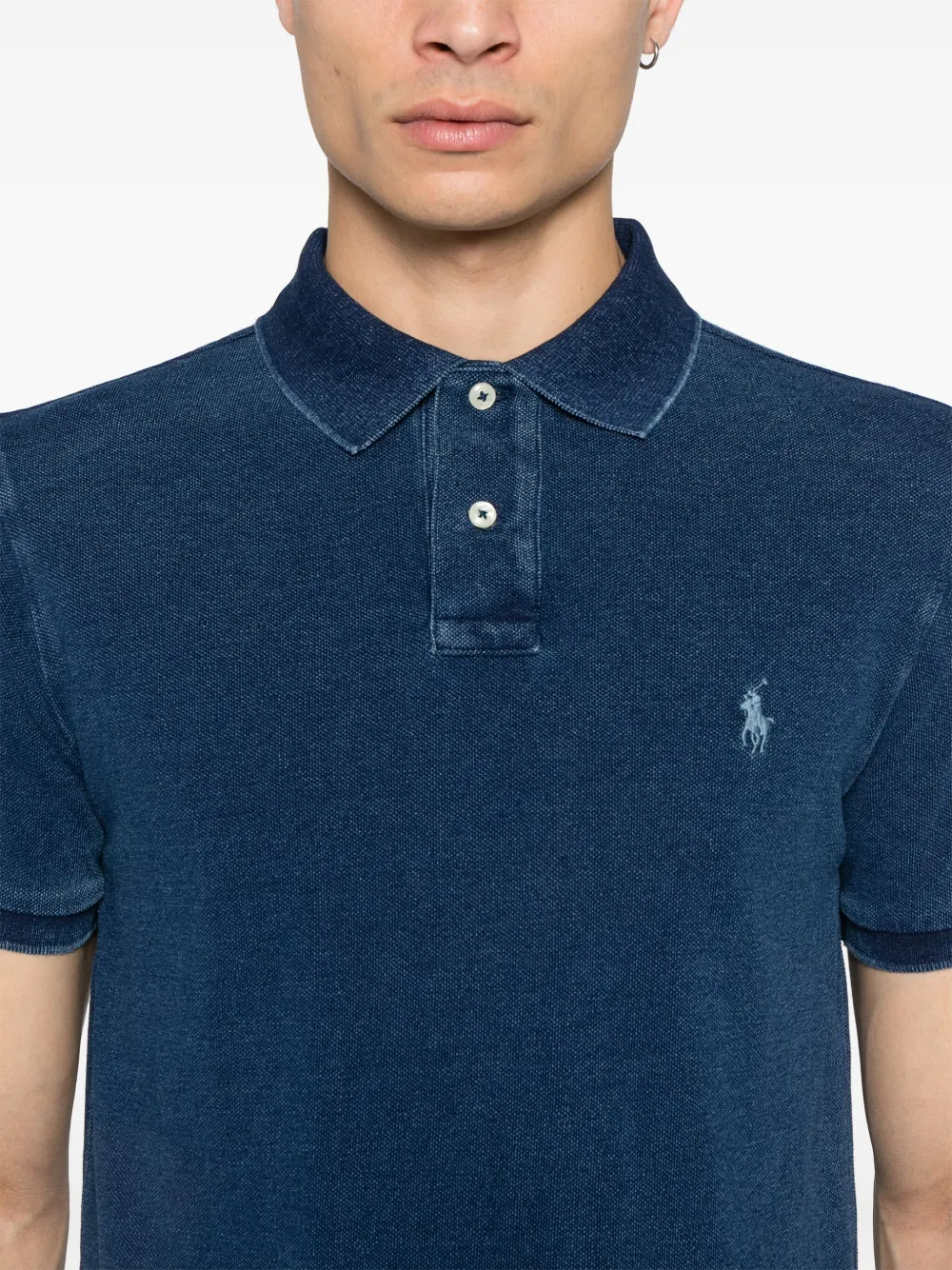 Polo Ralph Lauren Polo Pony-embroidered Polo Shirt In 蓝色