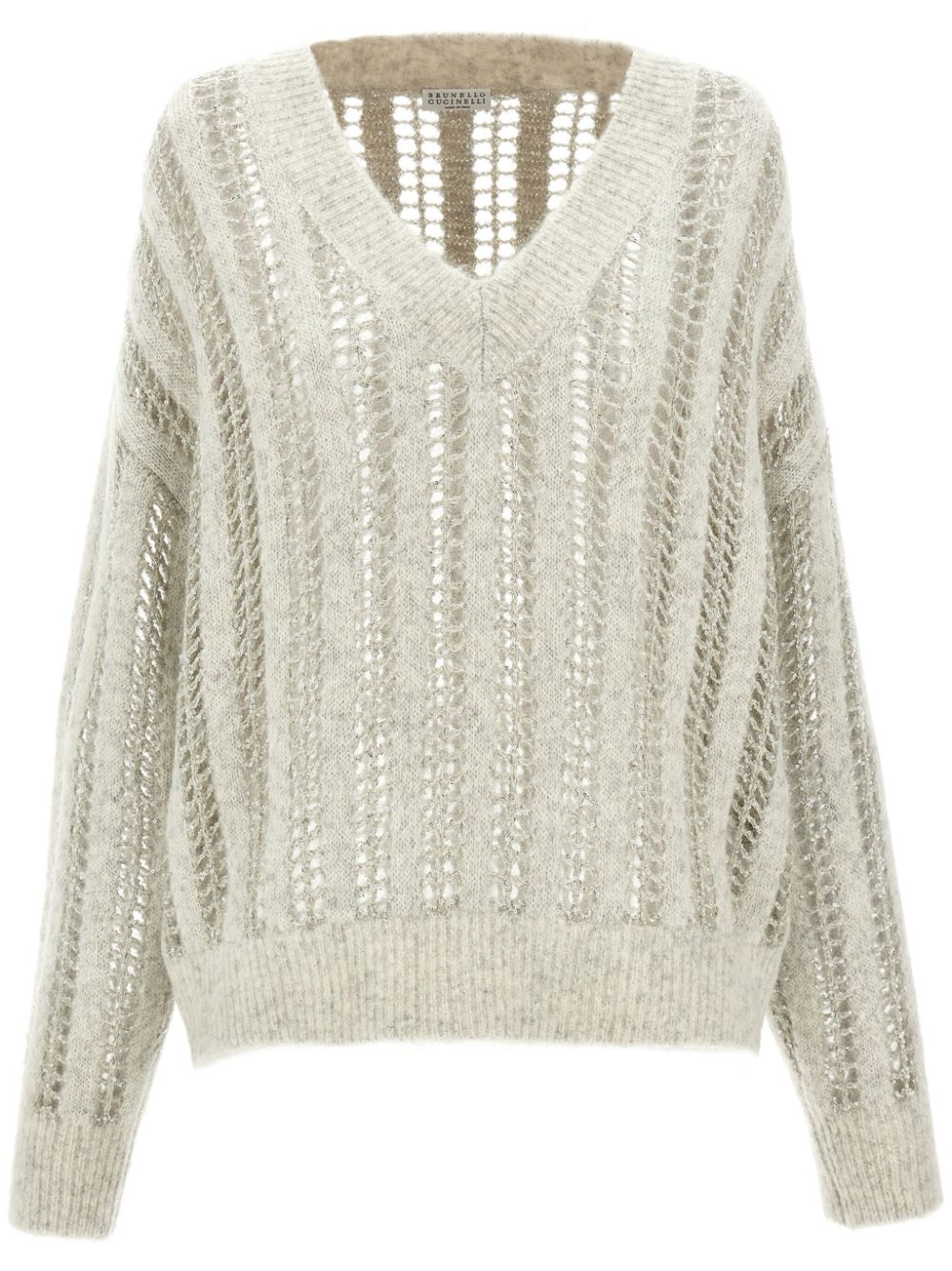 sequin-embellished sweater