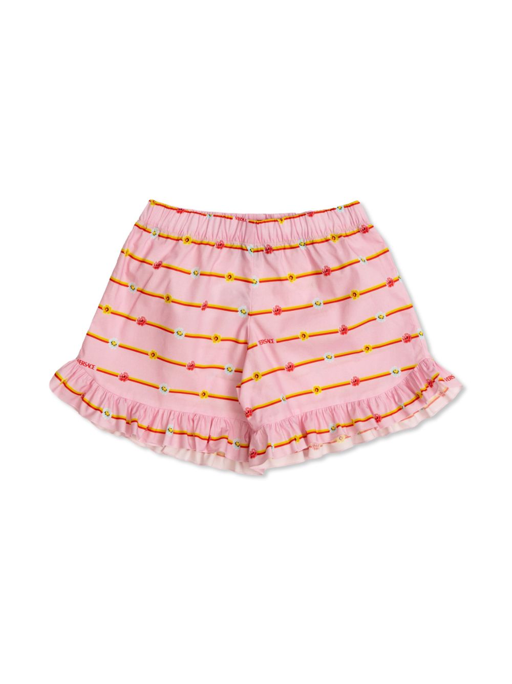 Versace Kids In Bloom shorts Roze