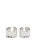 Société Anonyme band rings (pack of two) - Silver