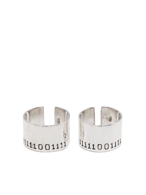 Société Anonyme band rings (pack of two)