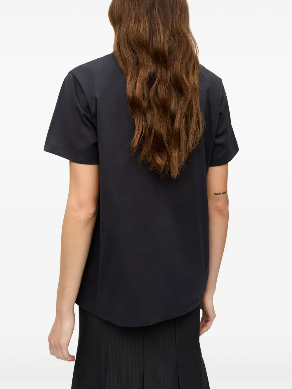 GANNI T-shirt met print Zwart
