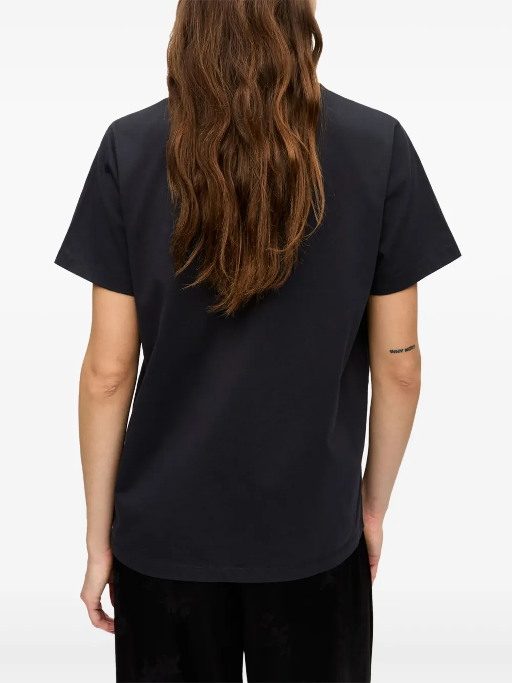GANNI T-shirt met print Zwart