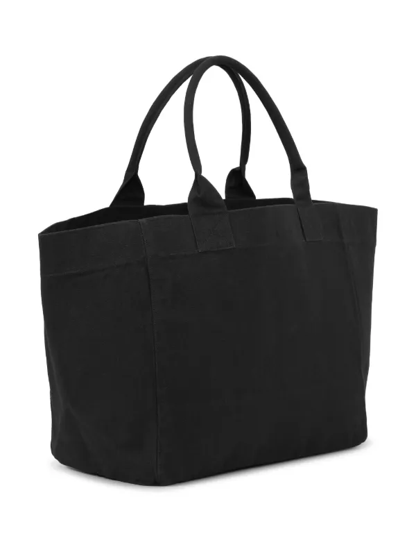 GANNI Canvas Tote Bag | Black | FARFETCH