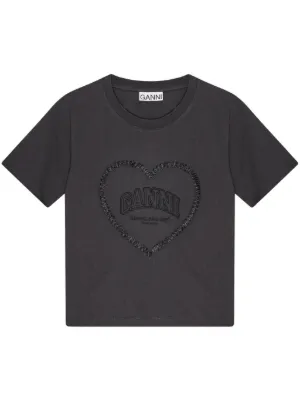 GANNI(ガニー)】 HEART RELAXED TSHIRT|allureville OFFICIAL