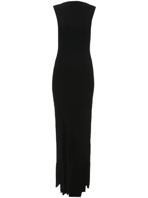 Victoria Beckham pleat-detailing sleeveless maxi dress