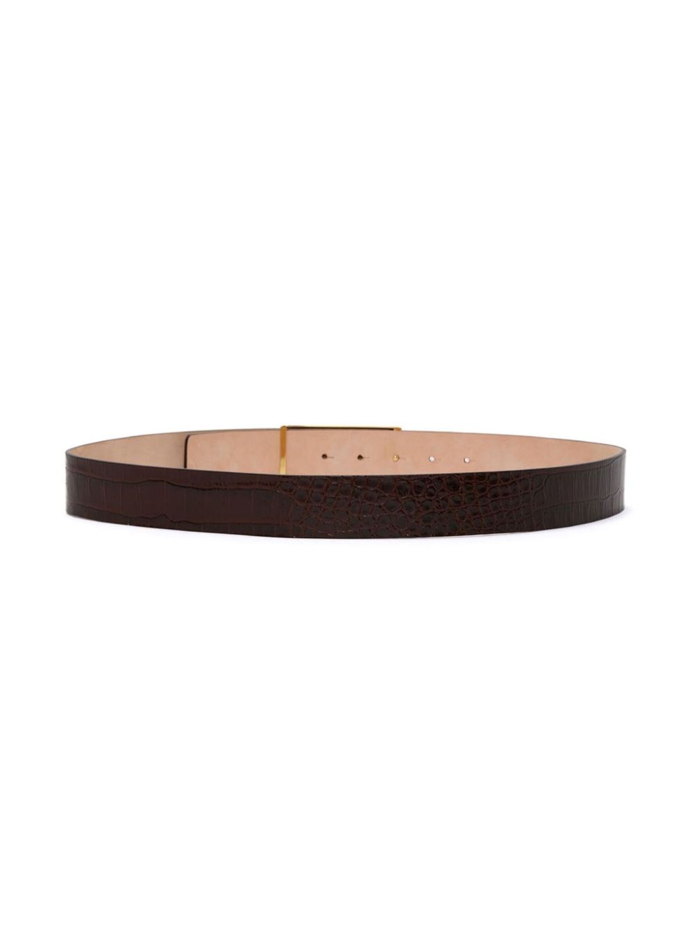 Victoria Beckham B buckle belt - Bruin