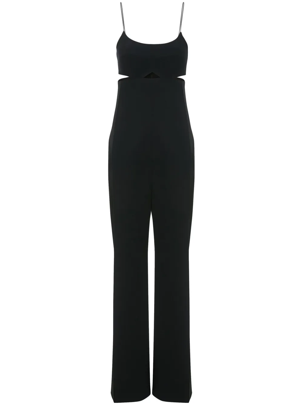 Victoria Beckham カットアウト ジャンプスーツ - ブラック Victoria Beckham カットアウト ジャンプスーツ - ブラック