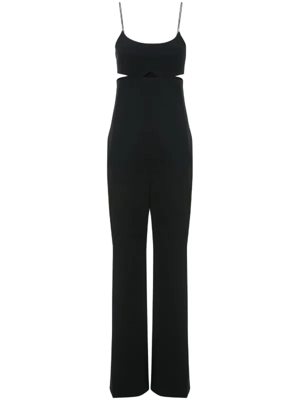 カットアウト★パネル加工★ワンピース★ VICTORIA BECKHAM Cut-Out Cami Top In Black – Victoria Beckham Int