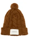 Victoria Beckham pompom beanie - Brown