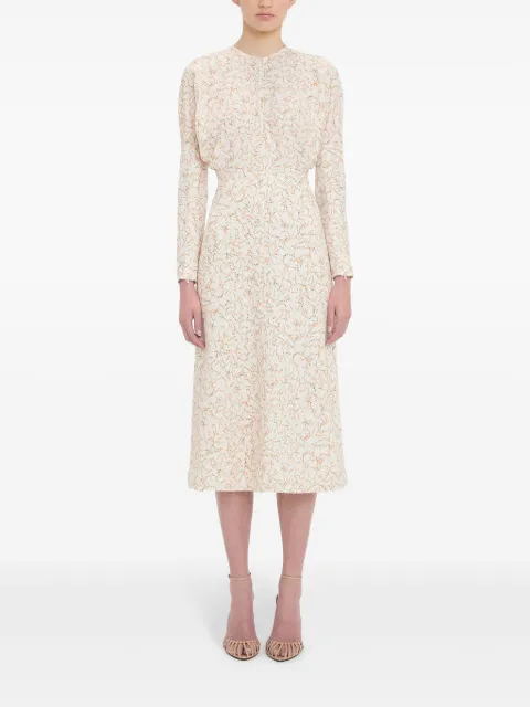 Victoria Beckham dolman-sleeve midi dress 1125WDR005231B - 1